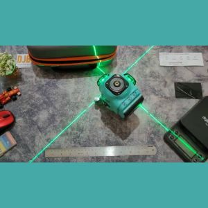 PROMO TERBARU Alat Pengukur jarak Tukang Bangunan Lai Chuang Self Leveling Projector Green Laser 12 Line Lengkap Dengan 2 Baterai - LCDZ-12x