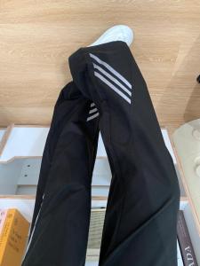 กางเกงขายาวทรงหลวมสไตล์ย้อนยุคสไตล์อเมริกันสำหรับผู้หญิง สไตล์เกาหลี ฤดูใบไม้ร่วง 2024 กางเกงขายาวลายทางสีขาวสีดำ กางเกงขายาวทรงหลวม กางเกงขายาวทรงหลวม