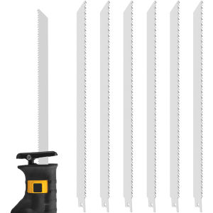 6 ชิ้นใบเลื่อยลูกสูบสําหรับตัดกระดูกเนื้อแช่แข็งไม้ใบมีด 12 นิ้ว 6TPI ลูกสูบสแตนเลสใบเลื่อย