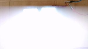 High-Visibility White-White 3x7-inch Ambulance Body Blinkers (12V)