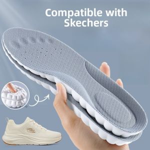 LINGMIAO | High Elasticity Shock Absorption Anti-Foot Pain Thickened Running Shoe Insoles