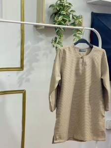 KURTA TELUK BELANGA ROMAN COTTON KURTA TRADITIONAL LENGAN TIGA SUKU MATERIAL GERMANY COTTON 100%