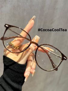 Chuming | Ultra-light Titanium Round Frame Glasses Tea Color