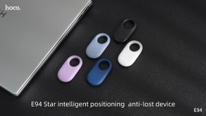 [24 hours Ship]Hoco E94 Smart Tag Air Tag Smarth Finder Mini Anti-Lost Wireless Track Device with Apple Find My Network Key Bluetooth Tracker for Phone Finder IOS