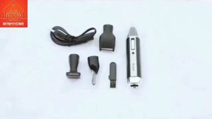 KM-6630ครื่องโกนหนวด เครื่องโกนหนวดไฟฟ้าไร้สาย อุปกรณ์โกนหนวด ตัดแต่งขนจมูก กันจอน โกนขนหู 4 IN 1 อย่างดี รุ่น Shaver Cordless electric shaver Shaving tools Good n