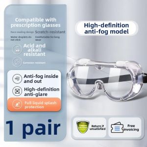 Chemical Lab Safety Goggles Splash and Impact Resistant Acid Alkali Proof