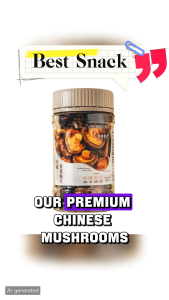 [Herbal Farmer] Mushroom Crisp  120gm Dried Dehydrated Fruits Vege
