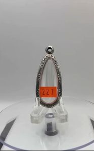 No.(227) ตลับพระ กรอบพระสแตนเลสลายไทย พิมพ์เนื้อดิน พระกรุ หรือพิมพ์ใกล้เคียง ขนาดวงใน 1.8*4.1 ซม. ขนาดที่ใส่สวย 1.5*3.8 ซม. หรือขนาดพระใกล้เคียง