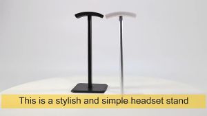 Earphone in-ear bracket comfortable cool Korean custom panda aluminum alloy desktop storage rack oval