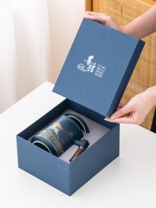 Traditional Chinese Style Office Tea Cup Water Cup Company Gift for Elders National Trend Cultural Creative Gift Business Present