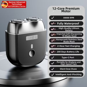 MONLEYTA | Portable Electric Shaver for Men No Black Dots
