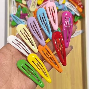 INS Fashion 20/40Pcs Colorful Water Droplets Hair Clips Girls Cute BB Hairpins Barrettes Headbands
