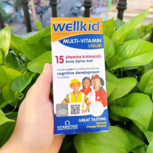 Wellkid Multi-Vitamin Liquid - Vitamin cho bé từ 4-12 tuổi (Hàng nhập khẩu)