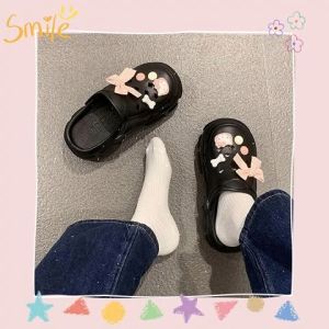 Xishop ราคาถูกมาก รองเท้าหัวโตแฟชั่น 2024 น่ารัก 3 สี แถมฟรี เซ็ทตัว 3 ใส่ยังไงก็สวย