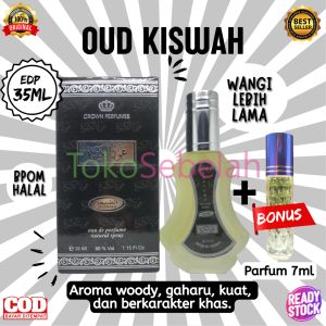 PARFUM OUD KISWAH 35ML DOBHA EDP BONUS PARFUM 7ML - PARFUM WANITA PRIA TAHAN LAMA - PARFUM MINYAK WANGI DOBHA - MINYAK WANGI WANITA TAHAN LAMA - PARFUM WANITA ORIGINAL - PARFUM ARAB TAHAN LAMA - FARFUM WANITA PRIA TAHAN LAMA - PARFUM SPRAY - COD
