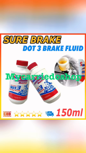 SURE BRAKE MOTO DOT 3 BRAKE FLUID 150ml HEAVY DUTY AND OFF-ROAD MOTORCYCLE UNIVERSAL BRAKE FLUID