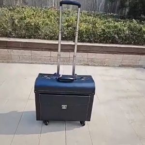 Vali Da Kéo Cao Cấp.Vali Da Tiếp Viên Hàng Không.VL00686 Vali Da Chống Nước 4 Bánh Xoay 360 Vali Nhựa Cứng Nhẹ Chất Lượng Cao - Lazada