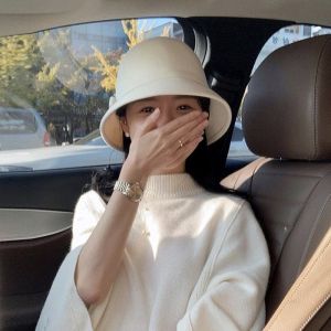 ASRV Hat - Elegant Wool Felt Cloche Hat with Bow Accent for Fall and Winter