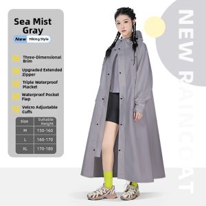 KeyRu | Oxford Cloth New Women Adult Full-body Rain Protection Coat