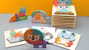 Bảng ghép hình khối nổi cho bé tập tư duy 15*15cm - Đồ chơi thông minh cho bé