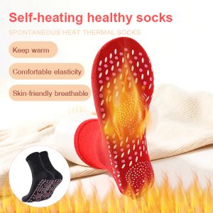 Self-Heating Socks Anti Slip Grip Design Therapy Comfortable Foot Care Breathable Massage Sock