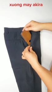 Quần tây nam trung niên vải dày mềm không ra màu loại quần tây nam ống suông vải cotton 2 da dày mát loại quần tây nam form rộng có size cho người 100kg loại quần tây phổ thông giá bình dân