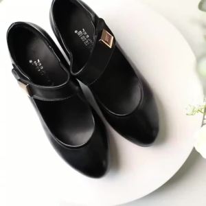 black shoes with heels school shoes leather shoes rubber shoes black shoes for kids girls high heel