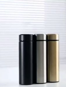 SHENAR BOTOL POLOS TERMOS STAINLESS VACUUM CUP BOTOL AIR MINUM PANS DINGIN SERBAGUNA 500 ML- BISA COD TERMOS VACUUM VACUUM CUP SILVER