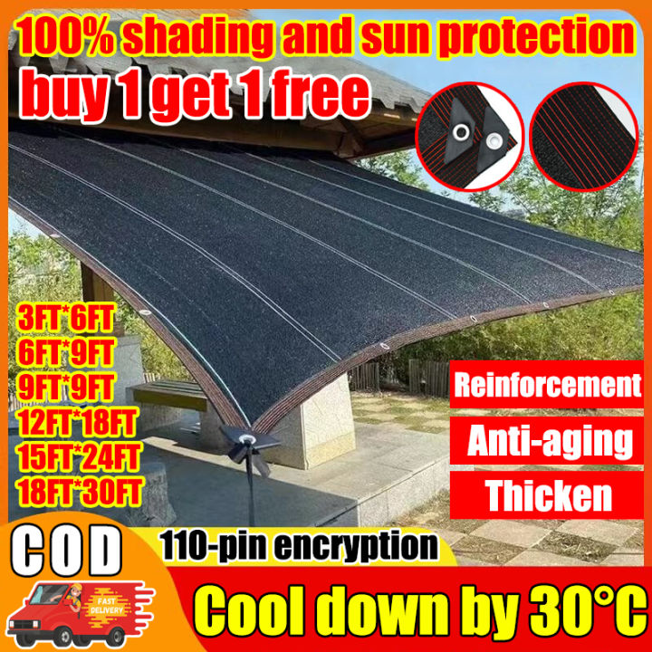 Anti UV 100% SUNEEN Sunshade Net Outdoor Swimming Pool Cover 110 Pin thickened Punch around Cooling and insulation Sun Shade Net Outdoor Garden Net Shade Cloth Net Car Cover Sunscreen Net Farm Net Greenhouse Shade Cloth Net Multiple sizes available