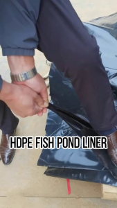 Super Size 6x10m 8x10m Thickened 0.35MM HDPE Fish Pond Liner Anti-seepage Membrane Geomembrane Leak-proof Breeding Plastic Film Durable Flexible Pliable Fish Pond Liners Aging-proof Durable Pond Skins for Outdoor Fish PondsWater Features