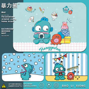 Thảm Phòng Tắm Bằng Đất Ngọc Bích Toàn Bộ Thảm Chống Thấm Nước Phong Cách Bắc Âu Mùa Hè Tấm Lót Sàn Mềm Cho Cửa Phòng Tắm