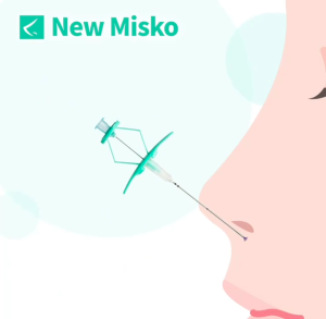 Chỉ thẩm mỹ chỉ nâng mũi New Misko để nâng chóp mũi cao 1 bịch 4 sợi