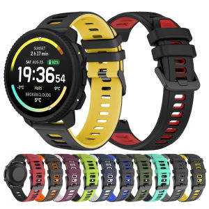 20mm 22mm Silicone Sport Strap for SUUNTO VERTICAL 2 Watch Band SUUNTO 9 5 PEAK PRO 3 Fitness RACE 2 S Soft Bracelet Accessories