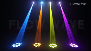 Flowwave disco light 30w led moving head - 8+8 fx dmx512/sound for weddings/ktv/events Christmas Party Gift