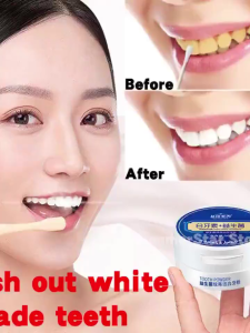 Bột đánh răng Khử Mùi Hôi Miệng Giảm Viêm Hỗ Trợ Trắng Răng Sau 3 Tuần 50g