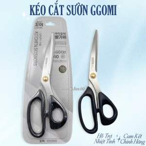 Kéo cắt sườn GGOMI / Kéo Hàn Quốc / Kéo nhà bếp cao cấp