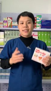 (HoảTốc1h) Sắt sinh học FERROLIP KIDS - Sắt Dạng Liposome Vitamin Không Tanh Không Táo Bón - Vị Dâu Hộp 20 Gói