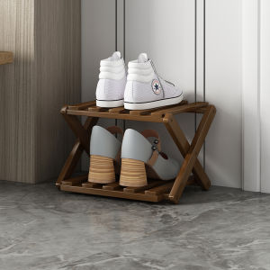 Simple Foldable Multi-layer Shoe Rack Entrance Home Dormitory Storage Cabinet New Model 2025 Popular Bamboo Material