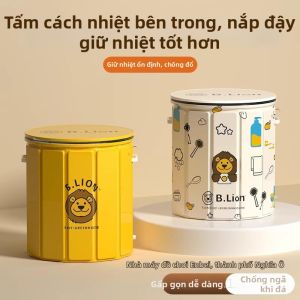 YINGBAOHONG | Bồn Ngâm Chân Gấp Gọn Có Ủ Nhiệt