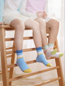 Purcotton | Antibacterial Sports Cotton Socks Mid-calf 3 Pairs