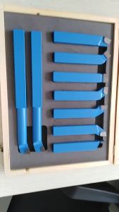 11pcs 10/12mm Shank Carbide Tip Metal Lathe Tool Set Turning Boring Bit For Metal Working Lathe Thread