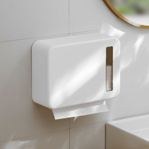 RA Wall Mounted Hand Towel Dispenser Waterproof Paper Box for Hotel Bathroom Kitchen Office AR
