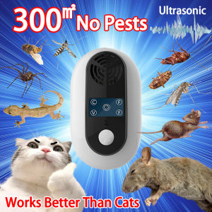 Harmless to Pets 2023 New Technology Rat Repellant Ultrasonic Pest Repeller Pest Control Electronic mosquito Mice Killer Cockroaches Mosquitoes Rat Repellant for Home Mouse Rat Trap Pest Repeller Devices Pest Reject Pro Original 220v