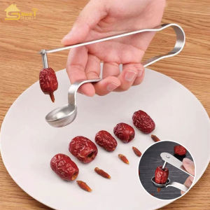 [Warm Homie] Stainless Steel Jujube Corer Removers  Manual Jujube Corer Cherry Hawthorn Easy Remover  Kitchen Fruit Remove Core Tool