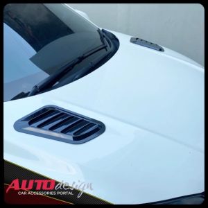 Air Scoop Bonnet Vent Hood Mobil Intake Flow Universal
