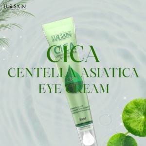 🔥 LUR SKIN CICA EYE CREAM 30ml - ส่งฟรี ส่งไว อายครีมใบบัวบก ครีมรอบดวงตา ลดถุงใต้ตา ชุ่มชื้น 1 แถม 1