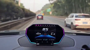 【DIY Myself】F11 pro OBD2 + GPS Car Hud Guage Head Up Display Speedometer Adjustable 7-Color RPM Water Temp Alarm Compass Altitude Car Auto Accessories