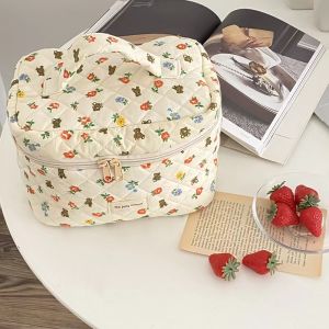 Cute and Portable Cosmetic Bag with Large Capacity