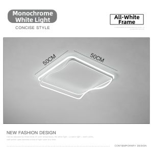 Modern Simple Rectangular LED Ceiling Light