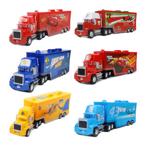 Takara Tomy | Cars 2 Mack Truck Pixar Racing Car Lightning McQueen Jackson Storm Car 3 Truck Set Metal Toy Model Car For Child Gifts